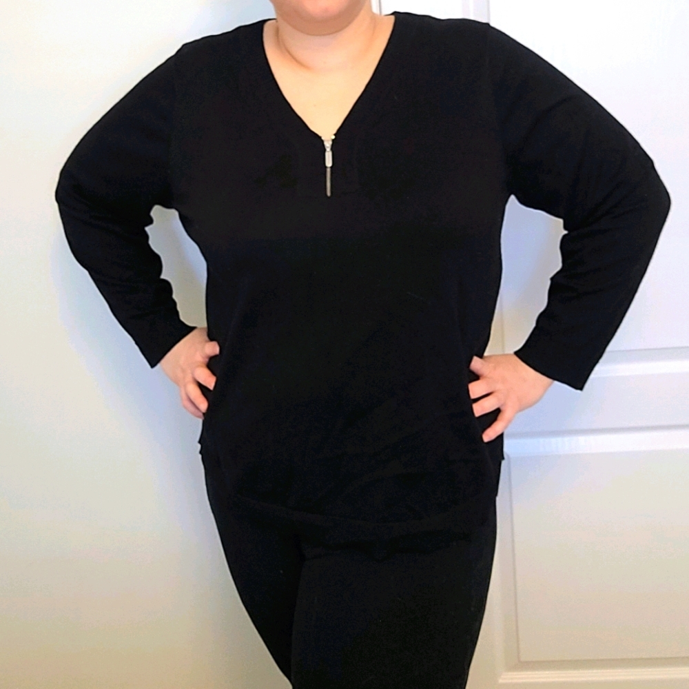 Black sweater
